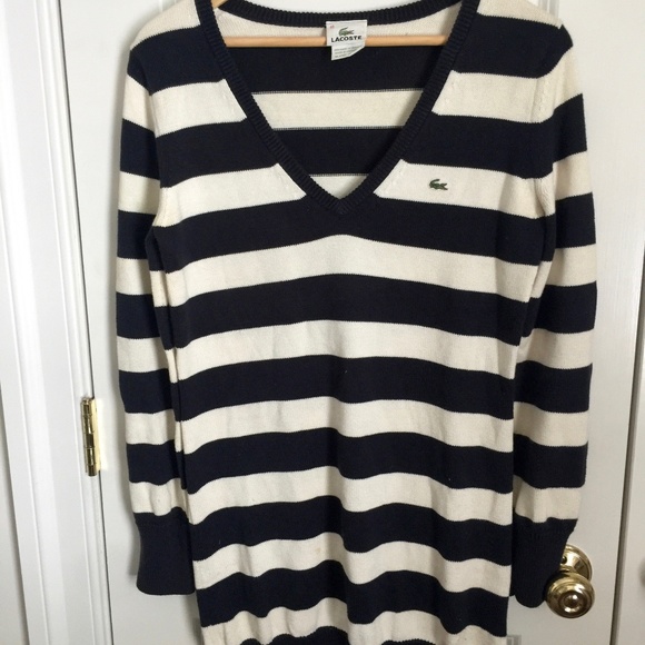 lacoste sweater dress